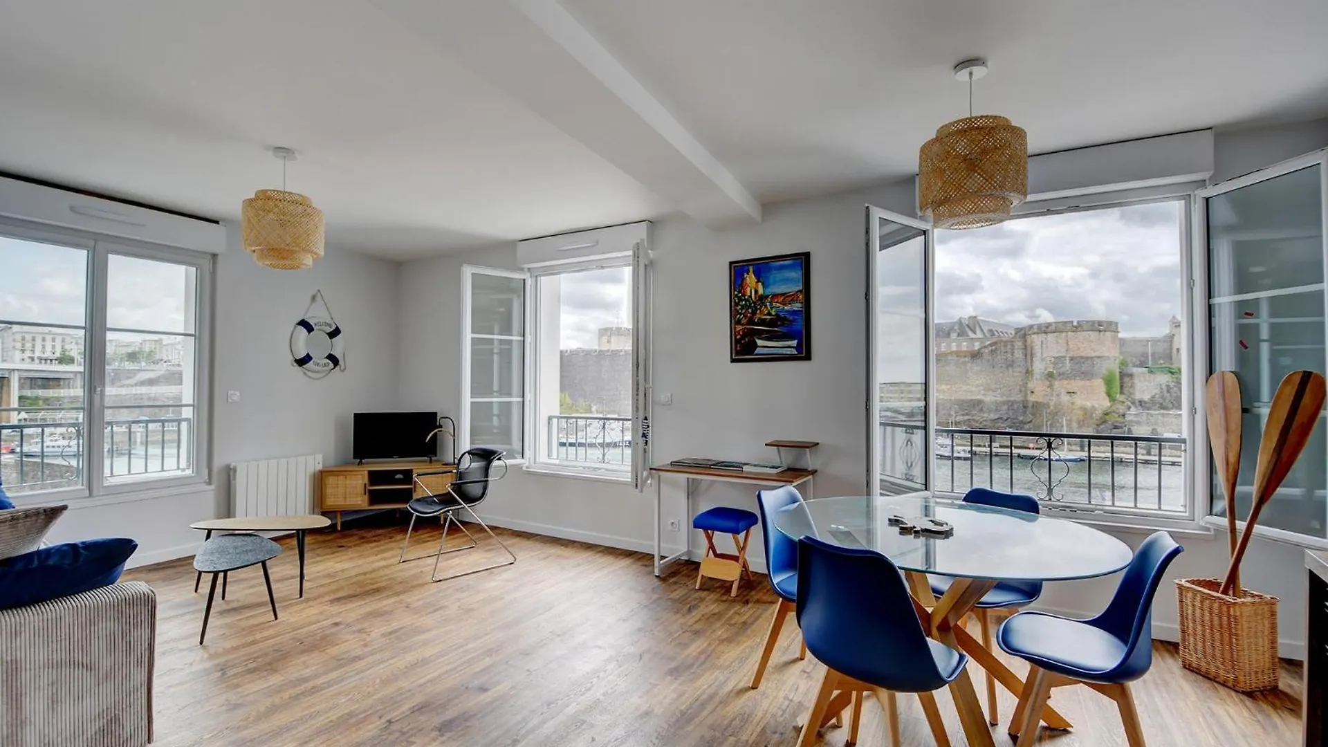 Appartement Vue Mer Imprenable - Proche Rue De Siam Brest France